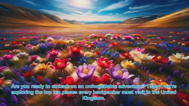 Video thumbnail for Top 10 Must-Visit Backpacking Destinations in the UK