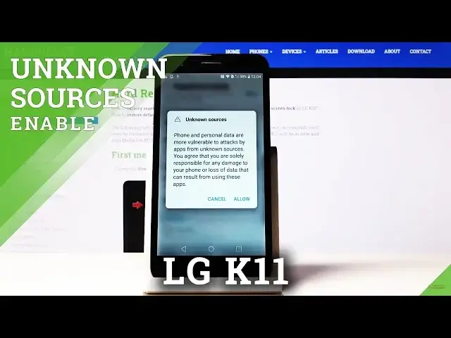 'Video thumbnail for How to Install Unknown Apps LG K11 – Allow Unknown Sources'