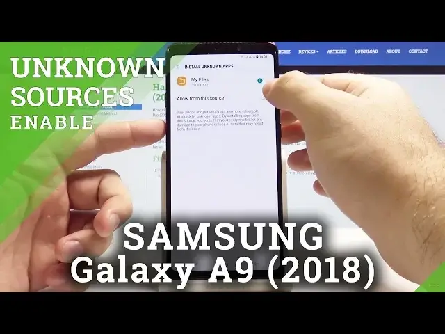 'Video thumbnail for How Enable Unknown Sources in SAMSUNG Galaxy A9 (2018) - Allow App Installation'