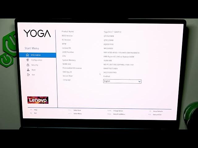 Video thumbnail for LENOVO Yoga Slim 7 – How to Enable or Disable Enhanced Biometric Security