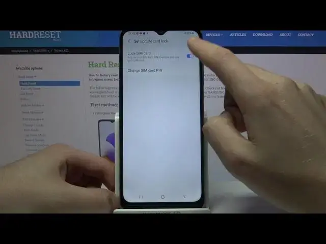 'Video thumbnail for How to Remove SIM Card from PIN in Samsung Galaxy A22 - Turn Off PIN Protection'