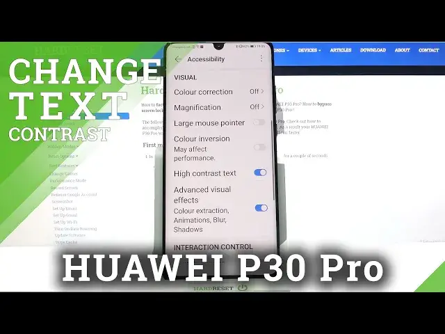 Video thumbnail for HUAWEI P30 Pro – Turn On & Deactivate High Contrast Text Option