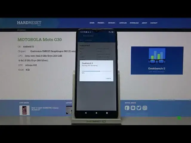 Video thumbnail for Geekbench CPU Benchmark on MOTOROLA Moto G30