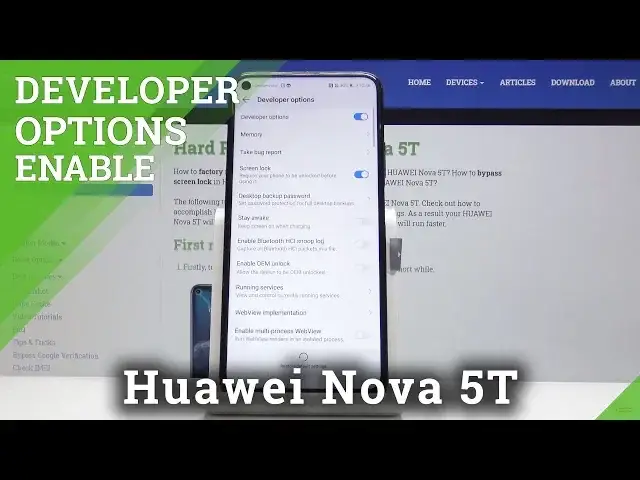 Video thumbnail for How to Activate Developer Options in Huawei Nova 5T – OEM Unlock & USB Debugging