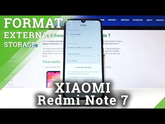 'Video thumbnail for How to Format Memory Card in XIAOMI Redmi Note 7 – Fix SD Card'