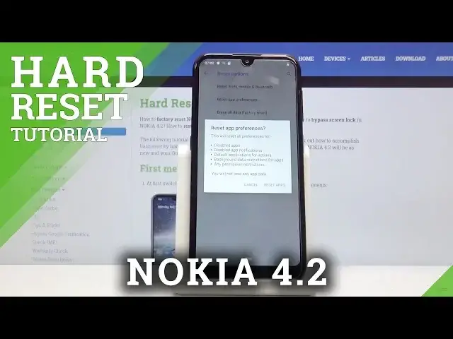 'Video thumbnail for How to Reset App Preferences in Nokia 4.2 – Remove App Customization'