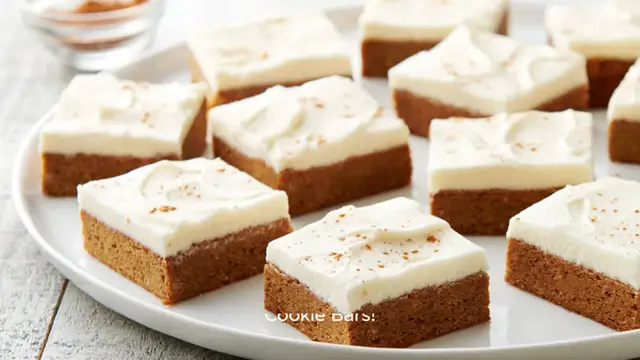 Video thumbnail for Gingerbread Cookie Bars recipe