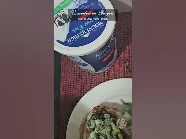 Video thumbnail for Cucumbers on Burgers