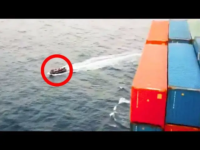Video thumbnail for Boat Keeps Circling Cargo Ship, Then The Captain Realizes Why