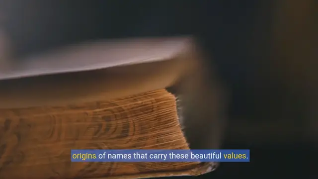 Video thumbnail for Names That Symbolize Peace, Harmony, and Unity_ Meanings and Origins