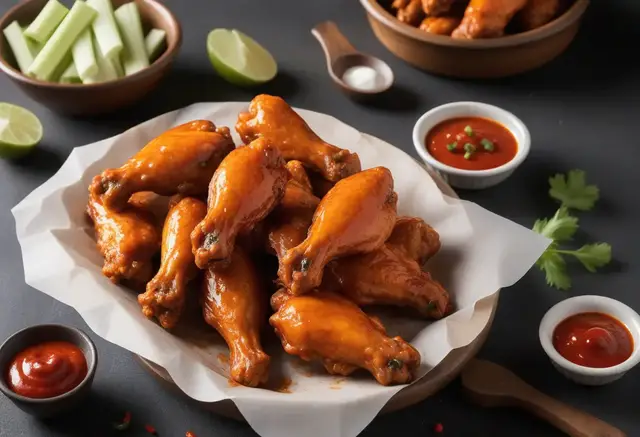 Video thumbnail for Hot and Spicy Buffalo Wings