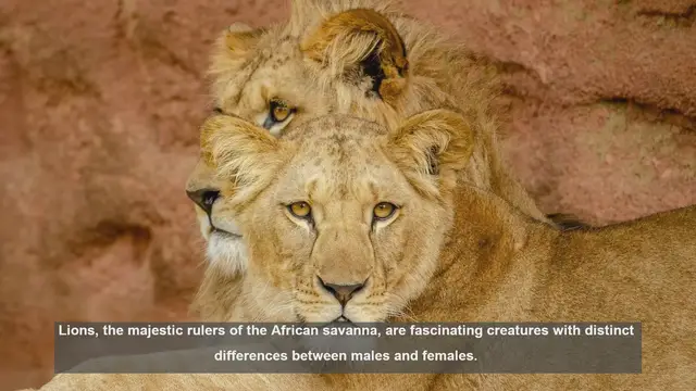 Video thumbnail for 10 Key Differences Between Male and Female Lions