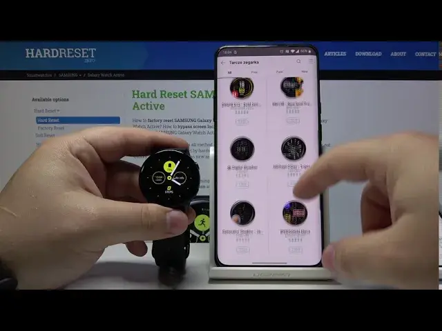 Video thumbnail for Additional Watch Faces on SAMSUNG Galaxy Watch Active – Update Watch Face
