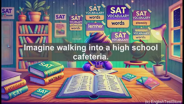 Video thumbnail for 5000 Must Know SAT Vocabulary - Conformity: The Social Glue of High School and Beyond