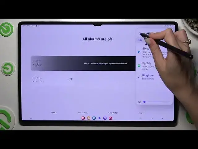 Video thumbnail for How to Set Up Alarm Clock on Samsung Galaxy Tab S9 Ultra?