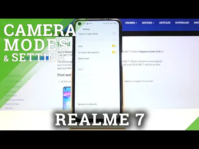 Video thumbnail for How to Restore Factory Camera Settings on REALME 7 – Default Camera Settings