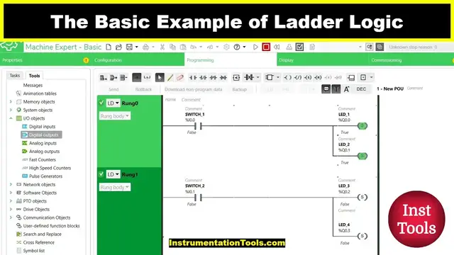 Video thumbnail for The Basic Example of Ladder Logic - Schneider Training
