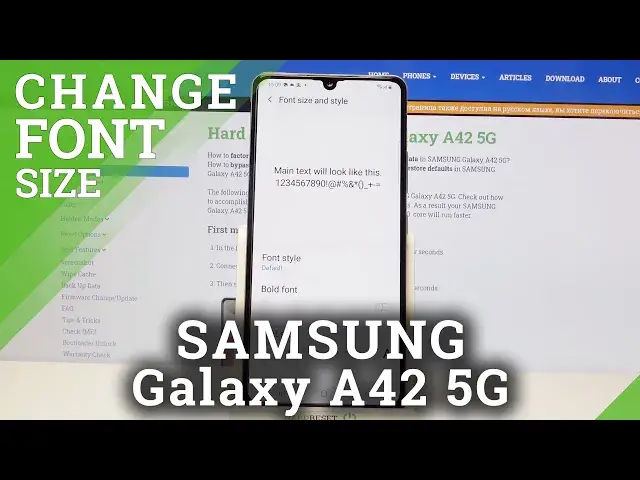 'Video thumbnail for How To Change Font Size in Samsung Galaxy A42 - Personalize Display'