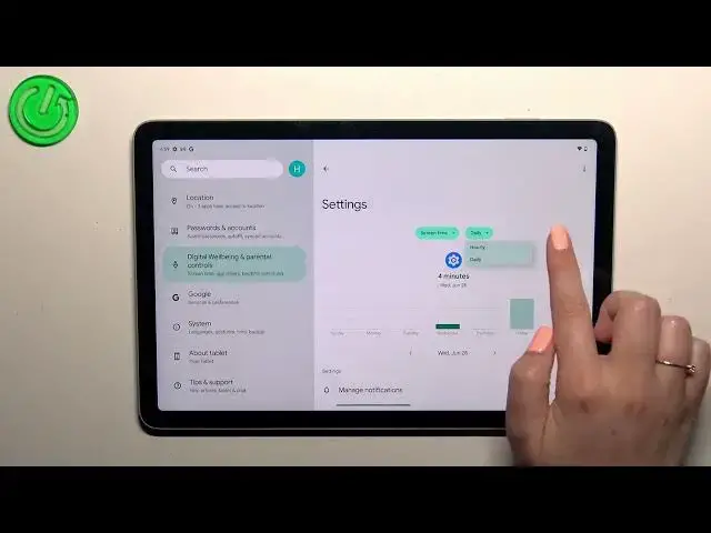 Video thumbnail for How to Check Total Screen Time on GOOGLE Pixel Tab?