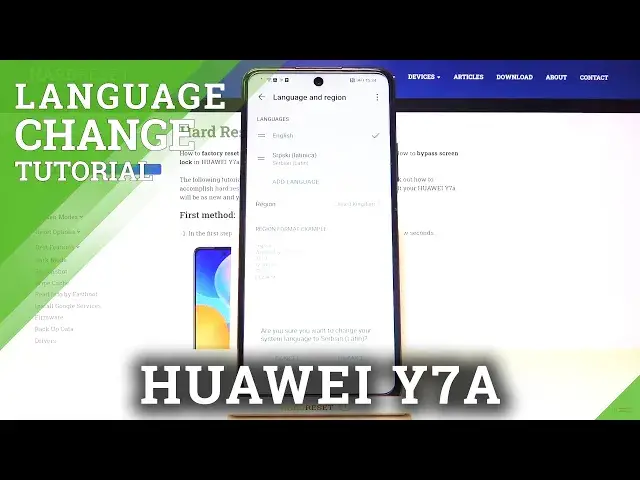 Video thumbnail for How to Change System Language in HUAWEI Y7A – Change Device Language