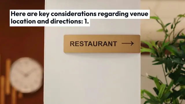 Video thumbnail for Venue Location and Directions