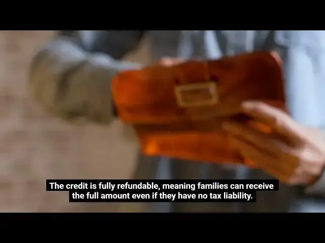 Video thumbnail for child tax credit 2024