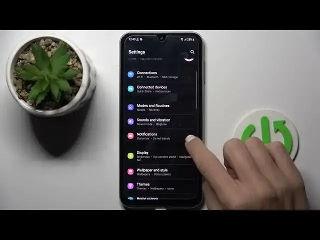 'Video thumbnail for How to Manage Battery Percentage in Status Bar on SAMSUNG Galaxy F34'