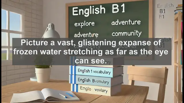 Video thumbnail for 2500 Must Know CEFR B1 Vocabulary - Ice: More Than Just Frozen Water