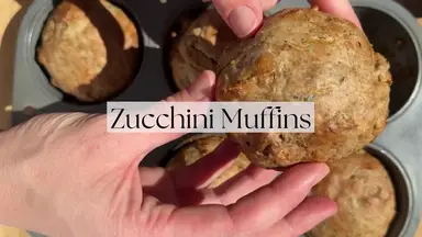 'Video thumbnail for Zucchini Muffins Recipe'