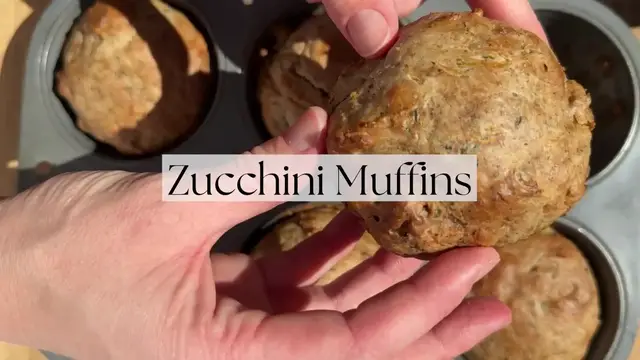 Video thumbnail for Zucchini Muffins Recipe