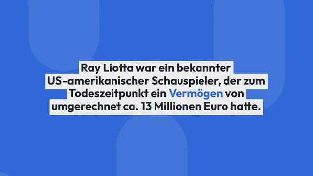 Video thumbnail for Ray Liotta: Vermögen zum Todeszeitpunkt 2022