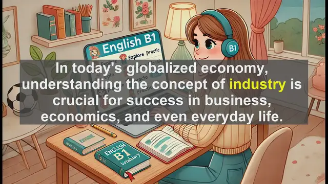 Video thumbnail for 2500 Must Know CEFR B1 Vocabulary - Industry: Key Concept in Modern Economics and Business