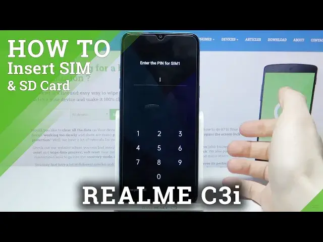 'Video thumbnail for How to Insert Nano SIM & Micro SD Cards in REALME C3i – SIM & SD Installation'