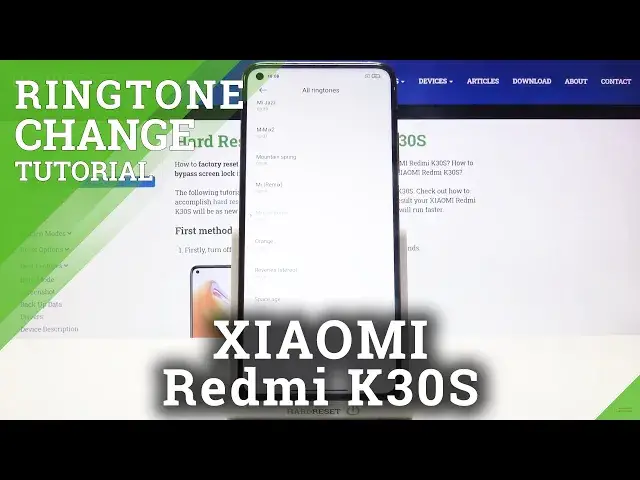 'Video thumbnail for How to Change Ringtone in XIAOMI Redmi K30S – Open Ringtone List'