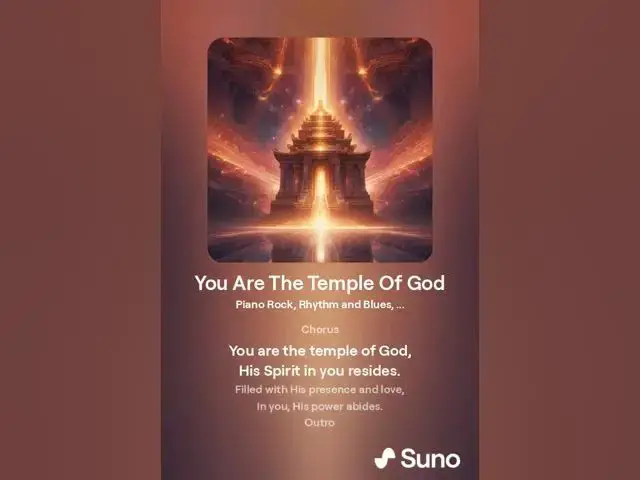 Video thumbnail for You Are The Temple Of God: God's Dwelling Place In You
