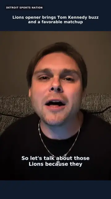 Video thumbnail for Lions opener brings Tom Kennedy buzz and a favorable matchup