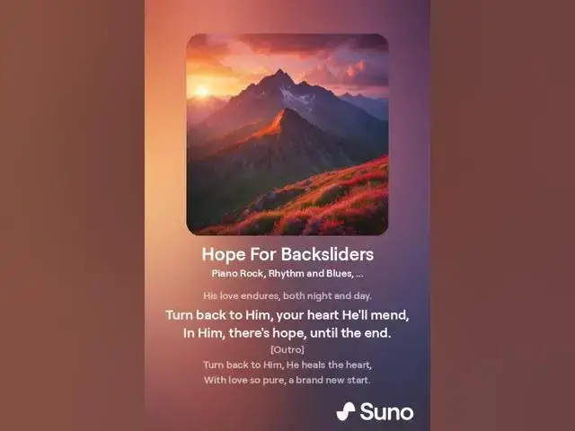 Video thumbnail for Hope For Backsliders: Turn Back to Hope