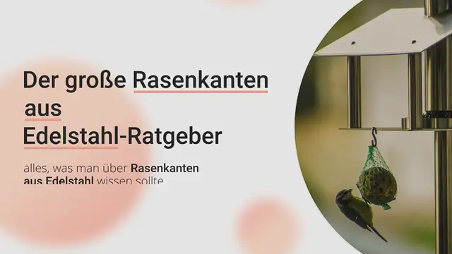 Video thumbnail for Rasenkante aus Edelstahl