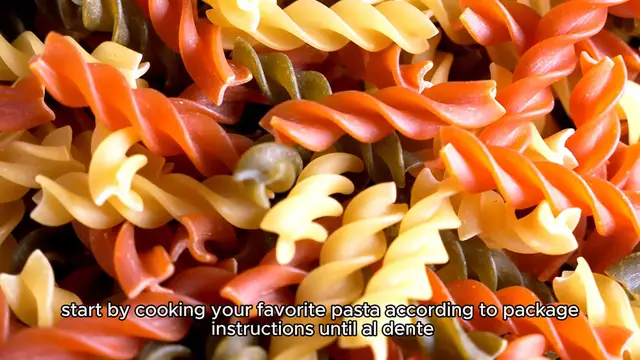 'Video thumbnail for Pasta Primavera recipe'