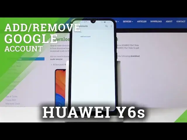 'Video thumbnail for How to Add / Remove Google Account in HUAWEI Y6s'