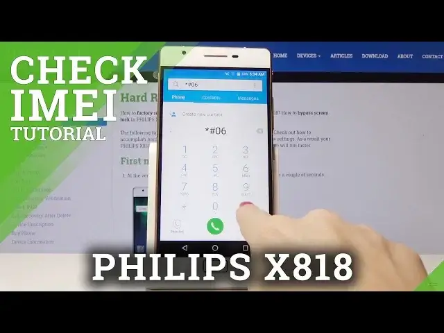 'Video thumbnail for How to Locate IMEI & Serial Number in PHILIPS X818 - IMEI Status'