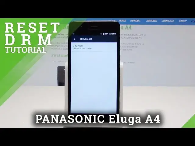 'Video thumbnail for Reset DRM PANASONIC Eluga A4 - How to Clear Media Licences'