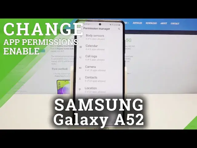 'Video thumbnail for How to Manage Apps Permissions on SAMSUNG Galaxy A52 – Change Apps Permissions'