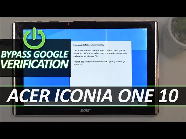 Video thumbnail for How to Bypass Google Verification in ACER Iconia One 10 – Unlock FRP