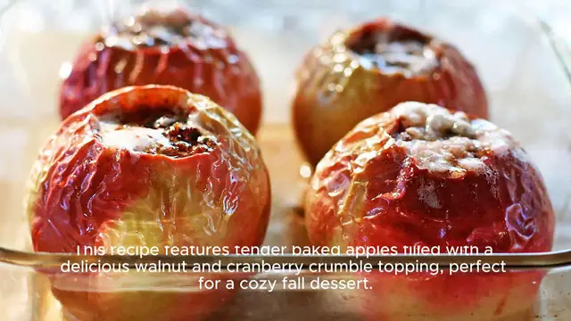 Video thumbnail for Baked apple recipe