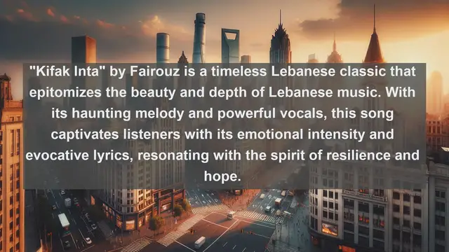 Video thumbnail for Echoes of the Cedars: Top 10 Beautiful Songs from Lebanon