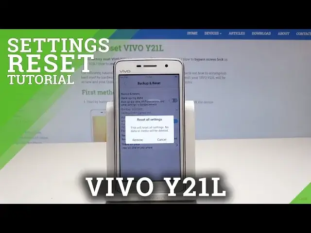 'Video thumbnail for How to Reset Setting in VIVO Y21L - Restore Factory Settings'