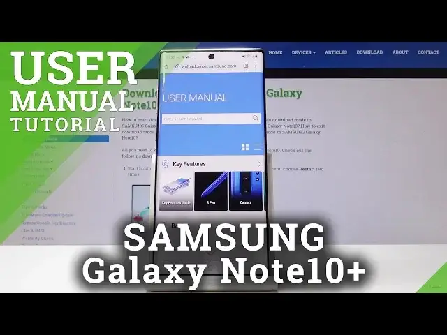 Video thumbnail for How to Access User Manual in SAMSUNG Galaxy Note10+ - Use the User Manual