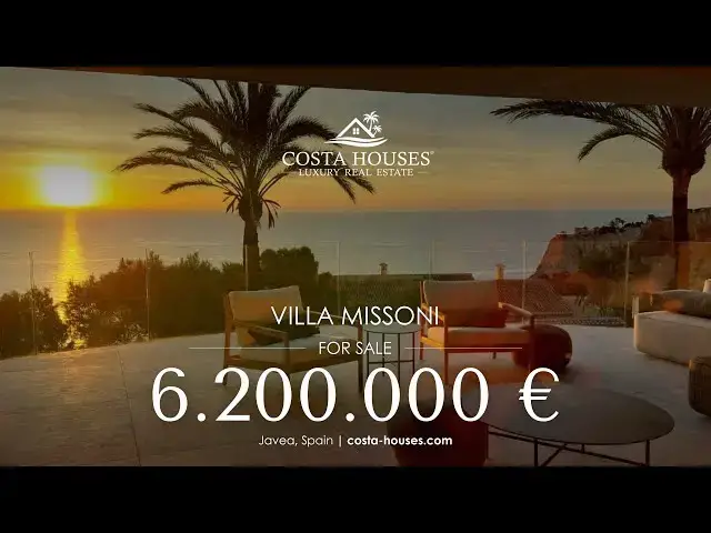 'Video thumbnail for VILLA MISSONI | For Sale Luxury Frontline Villa in Javea, Costa Blanca Spain by COSTA HOUSES LV ®'