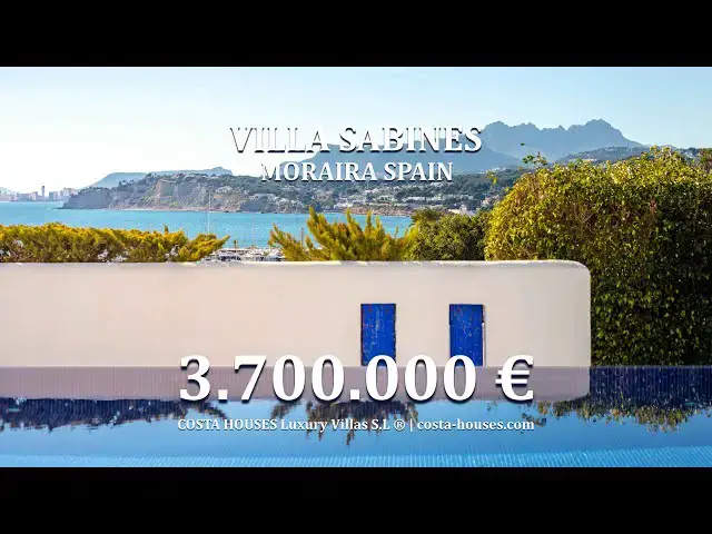Video thumbnail for 💰 3.700.000€ | Inside of Villa SABINES IBIZA STYLE VILLA in Moraira Spain by COSTA HOUSES Luxury ®️